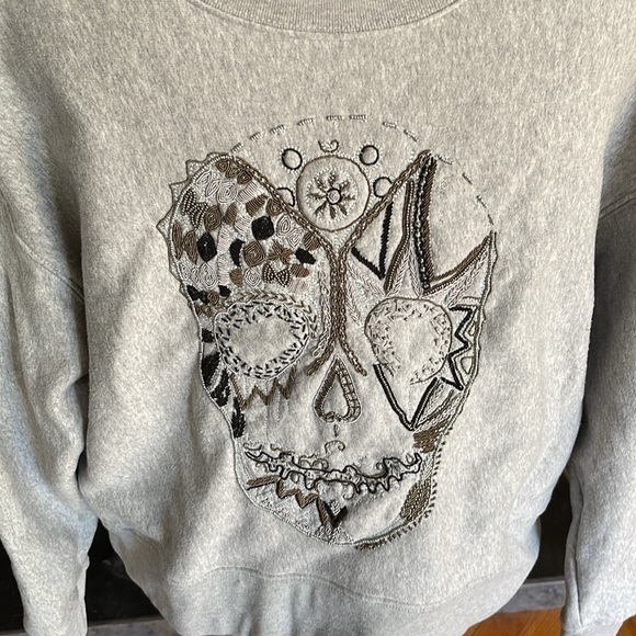 Zadig & Voltaire beaded sweatshirt, size small - Picture 2 of 12